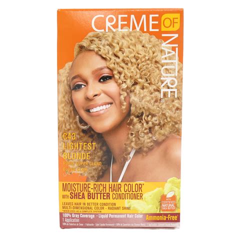 Creme Of Nature Moisture Rich Hair Color, C43 Lightest Blonde