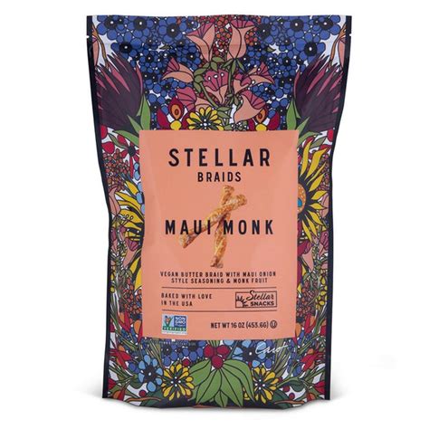 Stellar Snacks Maui Monk, Pretzel Braids (16 oz) Delivery or Pickup ...