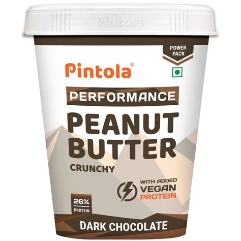 Pintola Dark Chocolate Performance Series Peanut Butter (Crunchy) - 1kg ...