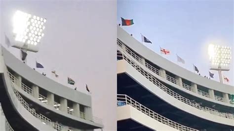 Missing Indian Flag At Pakistan's Gaddafi Stadium Ahead Of Champions ...