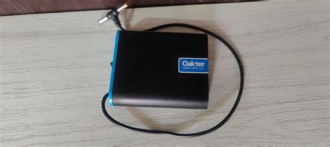 Oakter Mini UPS for 12V WiFi Router Broadband Modem | Backup Upto 4 ...