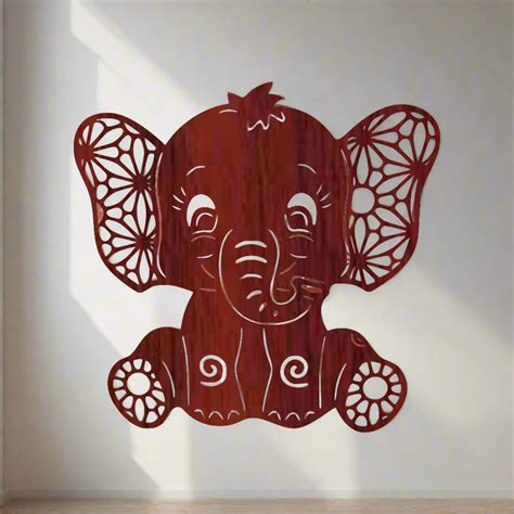 Elephant Wall Art - MDF Wall Art – WoopX