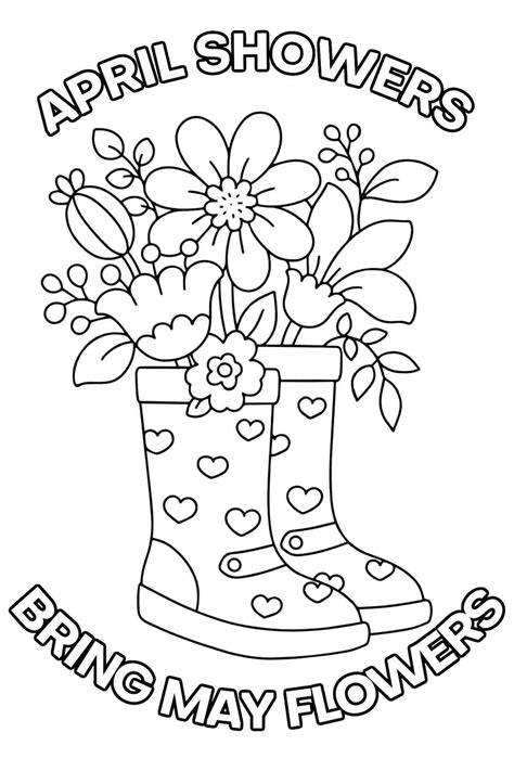 May Flower Coloring Pages [2025]