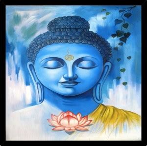 God Buddha Poster with Frame S-87 Paper Print - Art & Paintings, Quotes ...