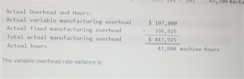 Image result for Variable Overhead Rate Variance Formula
