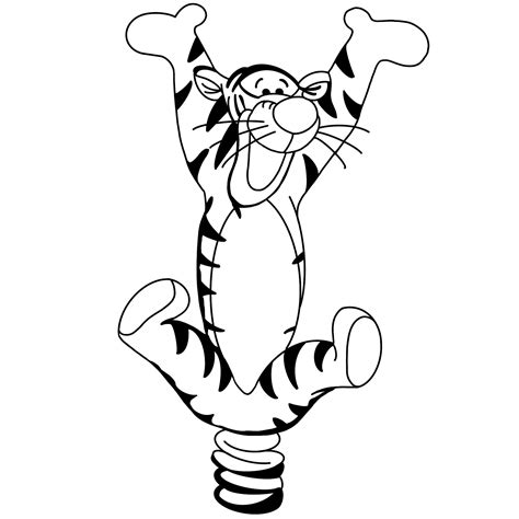 Tigger Winnie The Pooh Coloring Pages