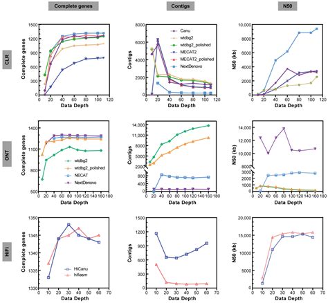 Comparison of Long-Read Methods for Sequencing and Assembly of ...