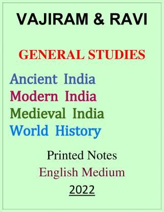 History Printed Notes For Upsc By Vajiram & Ravi: Buy History Printed ...