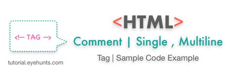 Image result for HTML Single Line Comment Tag