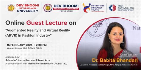 Argumented reality and virtual reality (ARVR) in fashion design – DBUU IIC