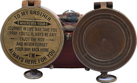 Buy WOANIN Mom to Son Compass – to My Son Love Mom – Brother Gift/Dad ...