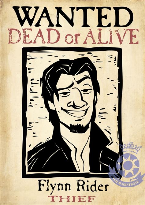 Flynn Rider's Wanted Poster | Disney tangled, Tangled birthday, Retro poster