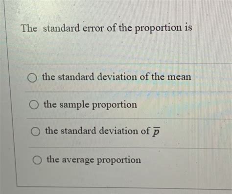 Image result for Standard Error of Sample Proportion