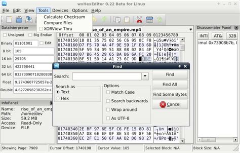 Image result for Linux Hex Editor Structures