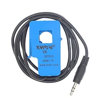 1PCS SCT013-000V 100A 1V Non-invasive Split Core Current Transformer ...