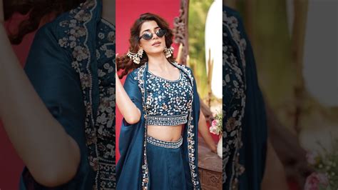 Navy Blue Pure Vichitra Silk Lehenga – Kalyanja