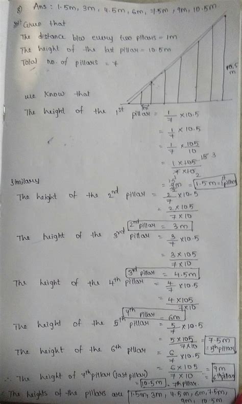 7 pillars are used to hold a slant iron gudder as shown in figure. if ...
