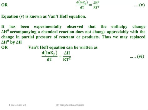 Lect. 4 chemical potential of an ideal gas vant hoff reaction isotherm ...