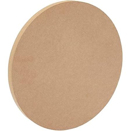 Artnery Wood with Craft Round Circle MDF Pine Board Wood Board for Art ...