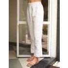 White Hand Block Printed Cotton Top