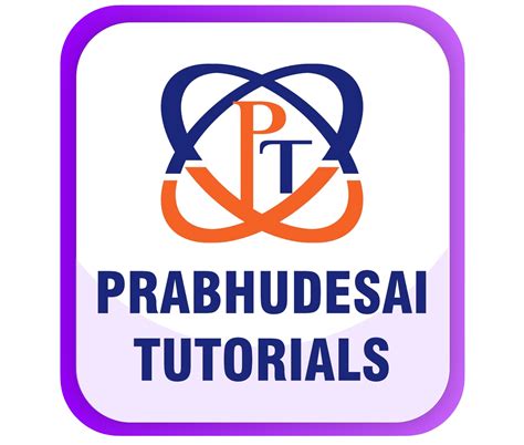 Prabhudesai Tutorials - Home Page