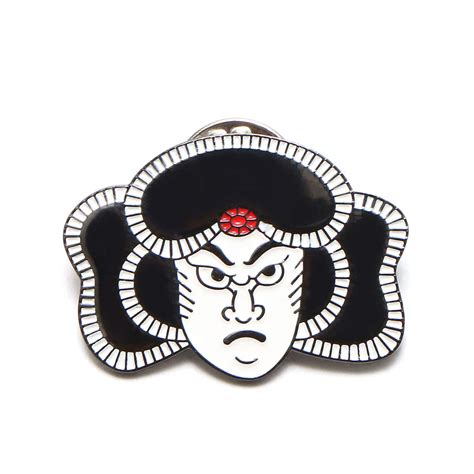 UBIQ IREZUMI PINS THREE TIDES TATTOO KABUKI Designed by HORIHIRO MITOMO ...