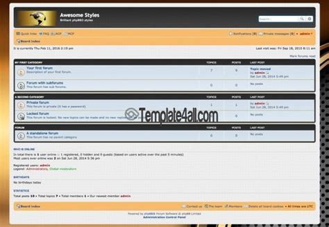 Image result for phpBB Select Template