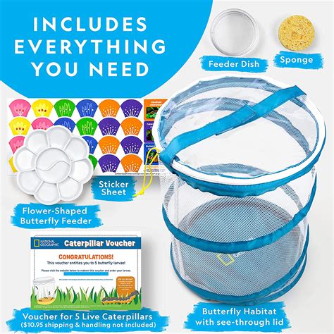 NATIONAL GEOGRAPHIC Butterfly Growing Kit | Think Blue Marble