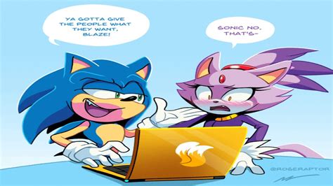 Blaze Discovers R34 (Sonaze Comic Dub) - YouTube