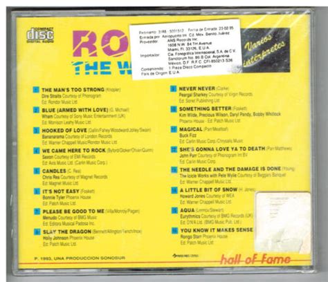 Buy ROCK THE WORLD import CD 16 songs DIRE STRAITS WHAM SAXON MENUDO ...