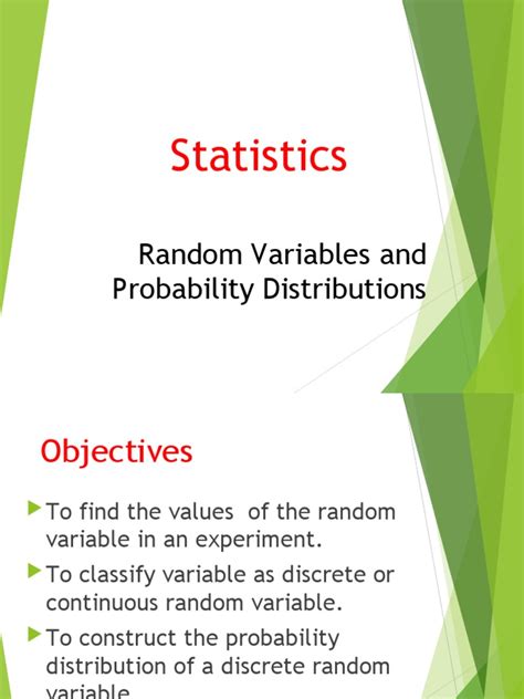 Statistics Random Variables 的图像结果