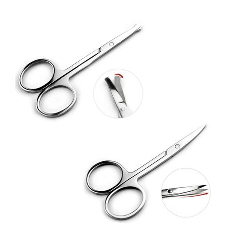 Kofati Facial Hair Small Grooming Scissors For Men Women - Eyebrow ...