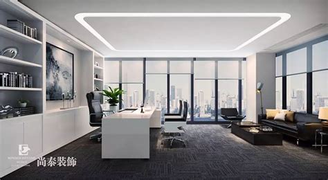 Privat 银行办公室空间设计，开放式空间设计分隔及充分的绿化-上海空间设计公司-尚略