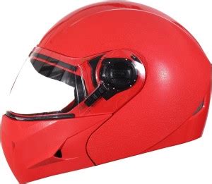 Steelbird Open Face Helmet Red in Plain Visor Motorbike Helmet - Buy ...
