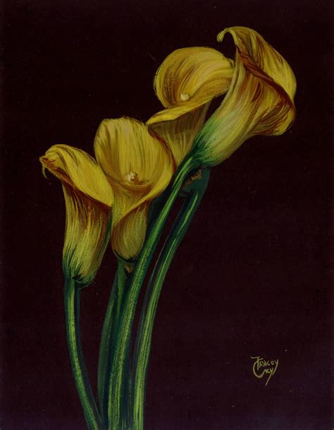 Yellow flowers. Tempera on paper. 13x20cm. 2022 – Sorin Patricia gallery