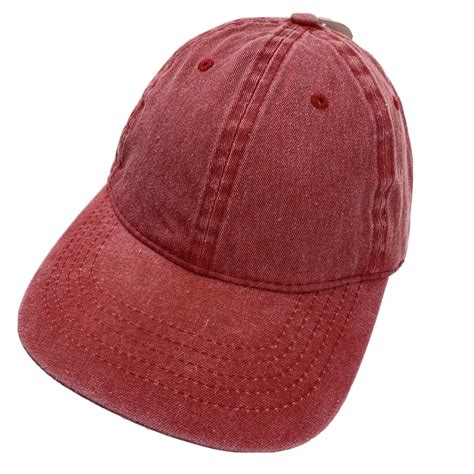 Bally Blank Red Ball Cap Hat Adjustable Baseball Adult | Grailed