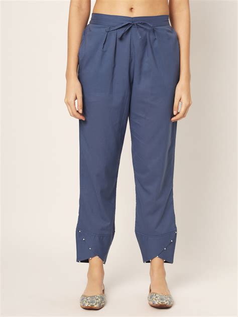 Powder Blue Tulip Pants – Shuddhistore