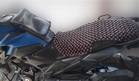 Q1 Beads BLCoffee Acupuncture Wooden Beads Bike Seat Cover Supports Sit ...