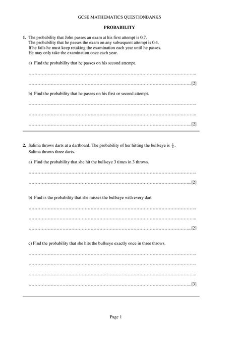 Image result for Probability Exam Questions Edexcel