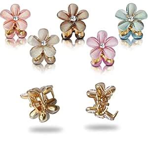 CINEX | Pearl Hair Claw Clutcher for Women & Girls | Off White Mini ...
