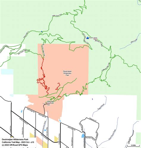 Deukmejian Wilderness Park - California Trail Map