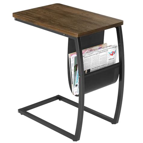 Buy SRIWATANA Side Table End Table, Vintage C Shaped Couch Table with ...
