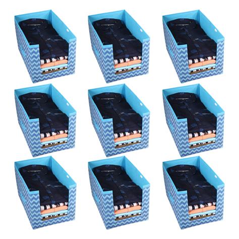 PrettyKrafts 9 Pcs Non Woven Shirt Stacker/Cloth Organizer for Storage ...