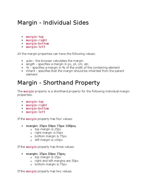 CSS Table Borders and Properties - Web Programming Guide - Studocu