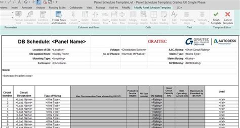 Image result for Revit Panel Schedule
