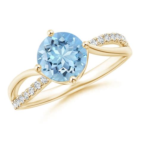 Buy Aquamarine Rings for Women in India | Angara