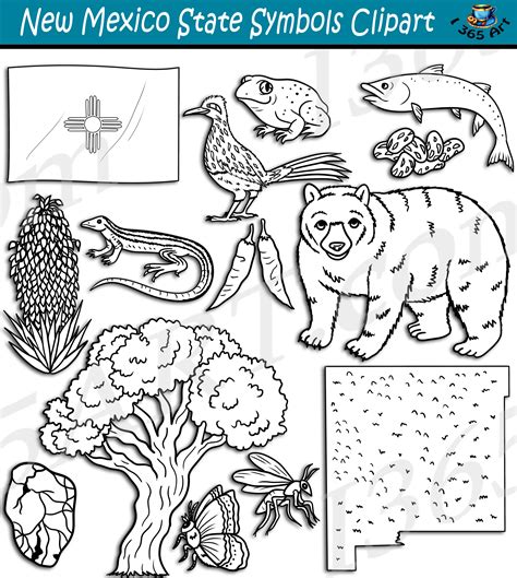 New Mexico State Symbols Clipart Download - Clipart 4 School