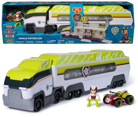 Buy Paw Patrol Jungle Pups, Transforming PAW Patroller, Ryder Action ...