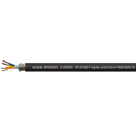CAN Bus electrical cable - DR CB 689 P Highflex - SAB BROECKSKES GMBH ...