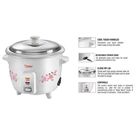 Prestige Delight 0.5L Electric Cooker - White Price in India, Specs ...